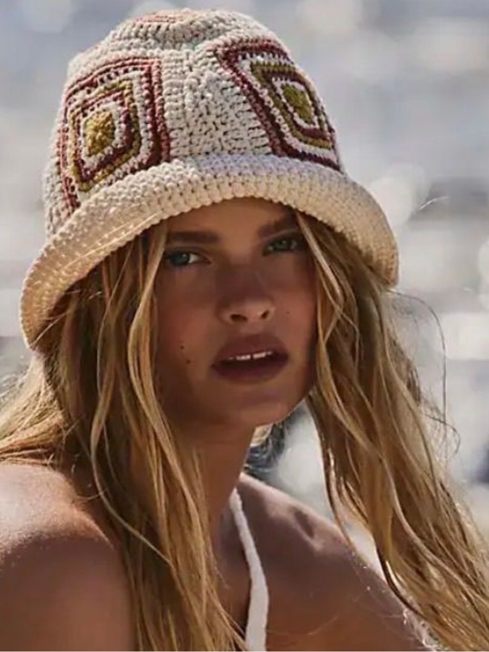 Free People Sofie Crochet Bucket Hat. NWT!!!